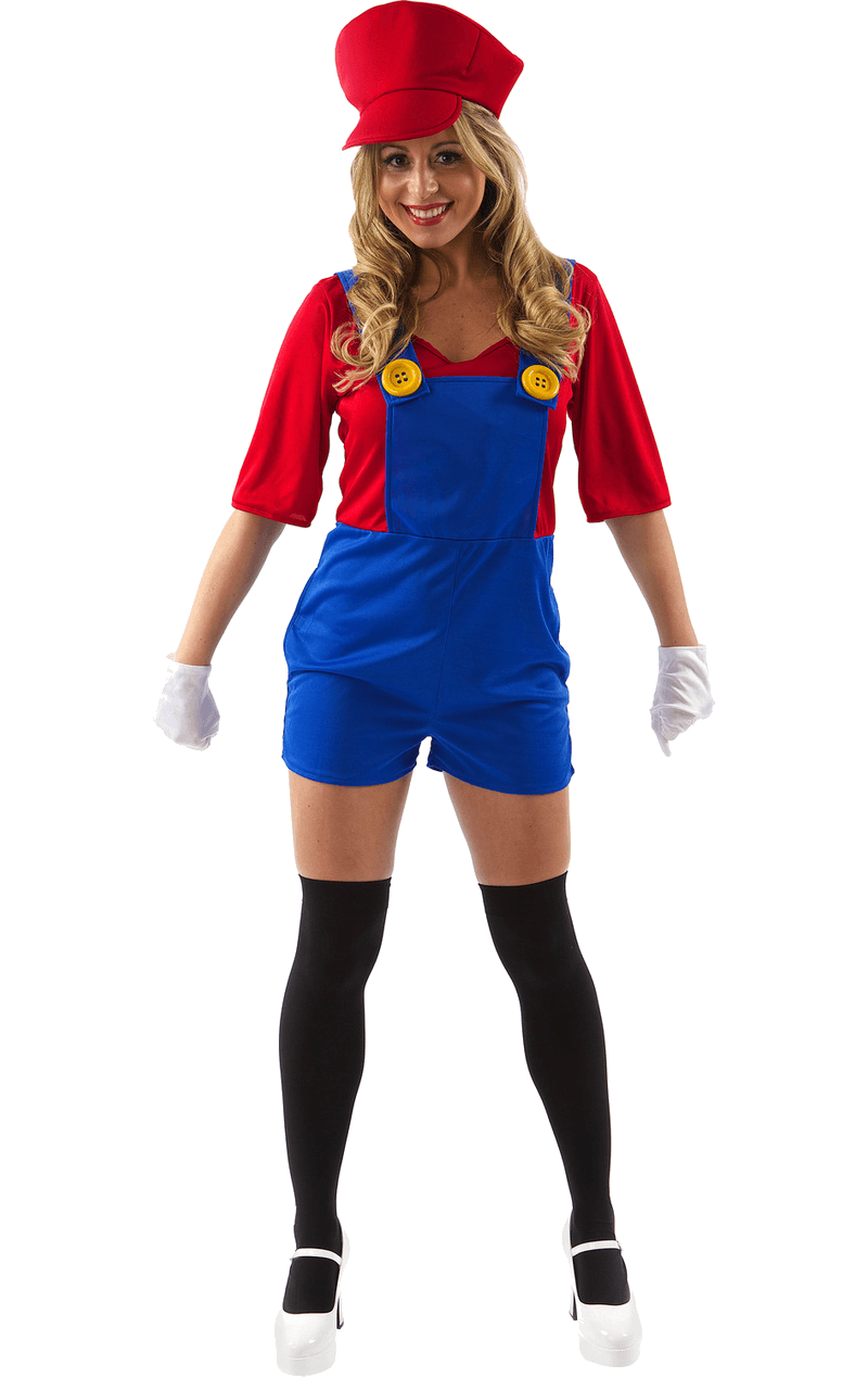 Super Mario Costume for Adult Cosplay Party Fancy Carnival Dress