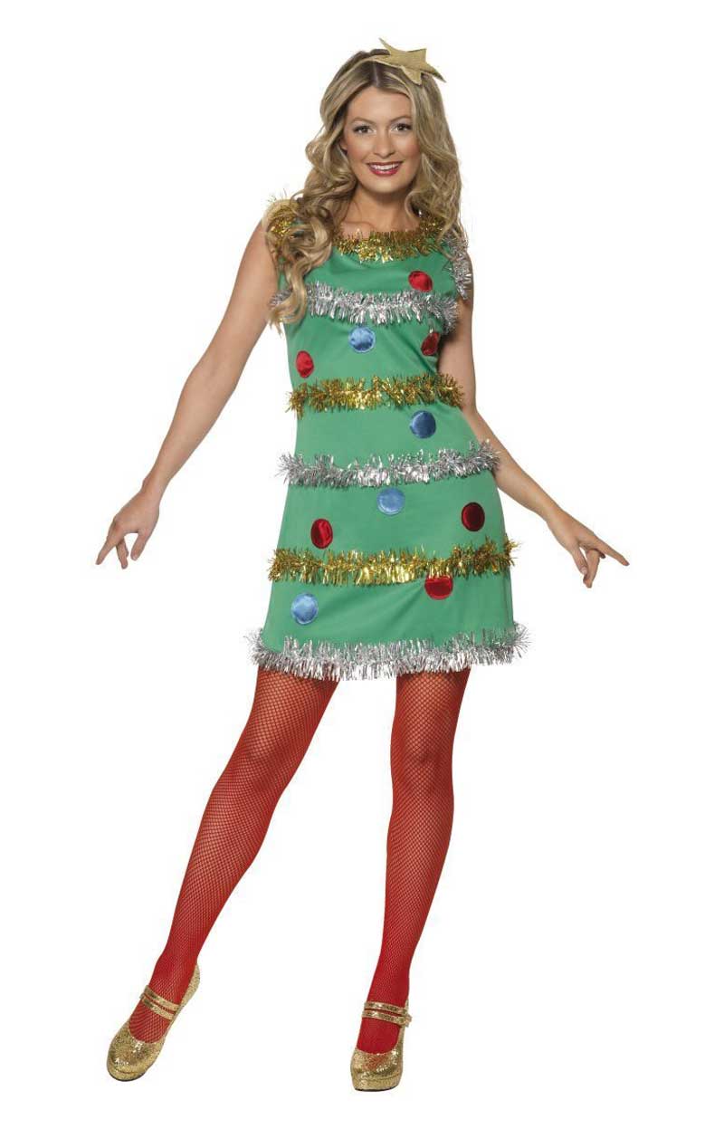 Light up christmas top sweater dress