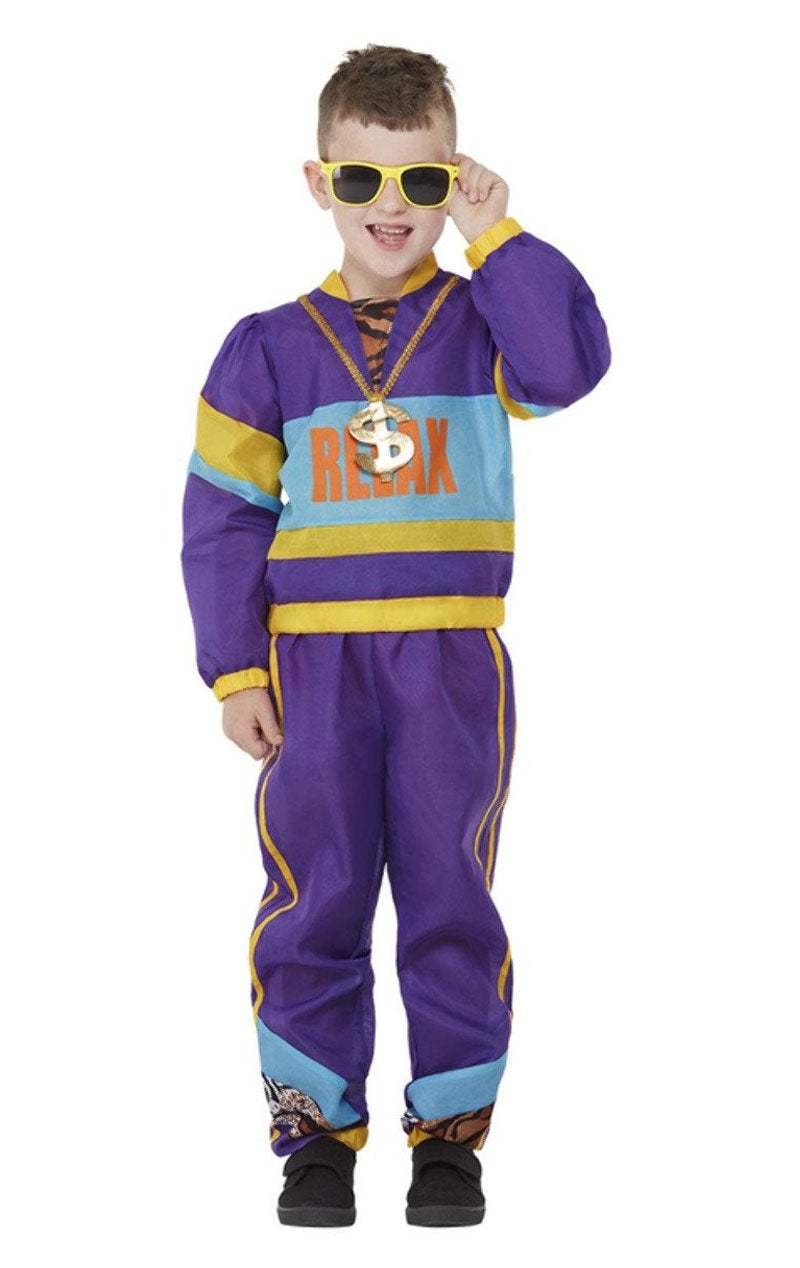 Boys 80s Relax Costume