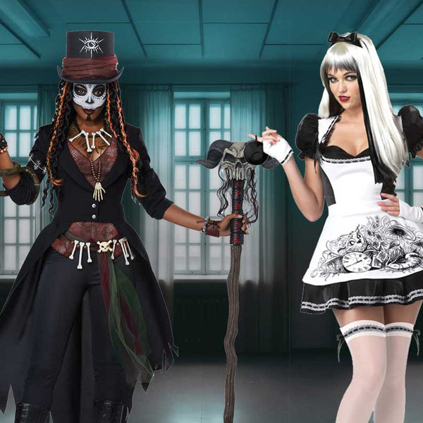 Wonderland Women's Dark Mistress Female Adult Halloween Costume Black