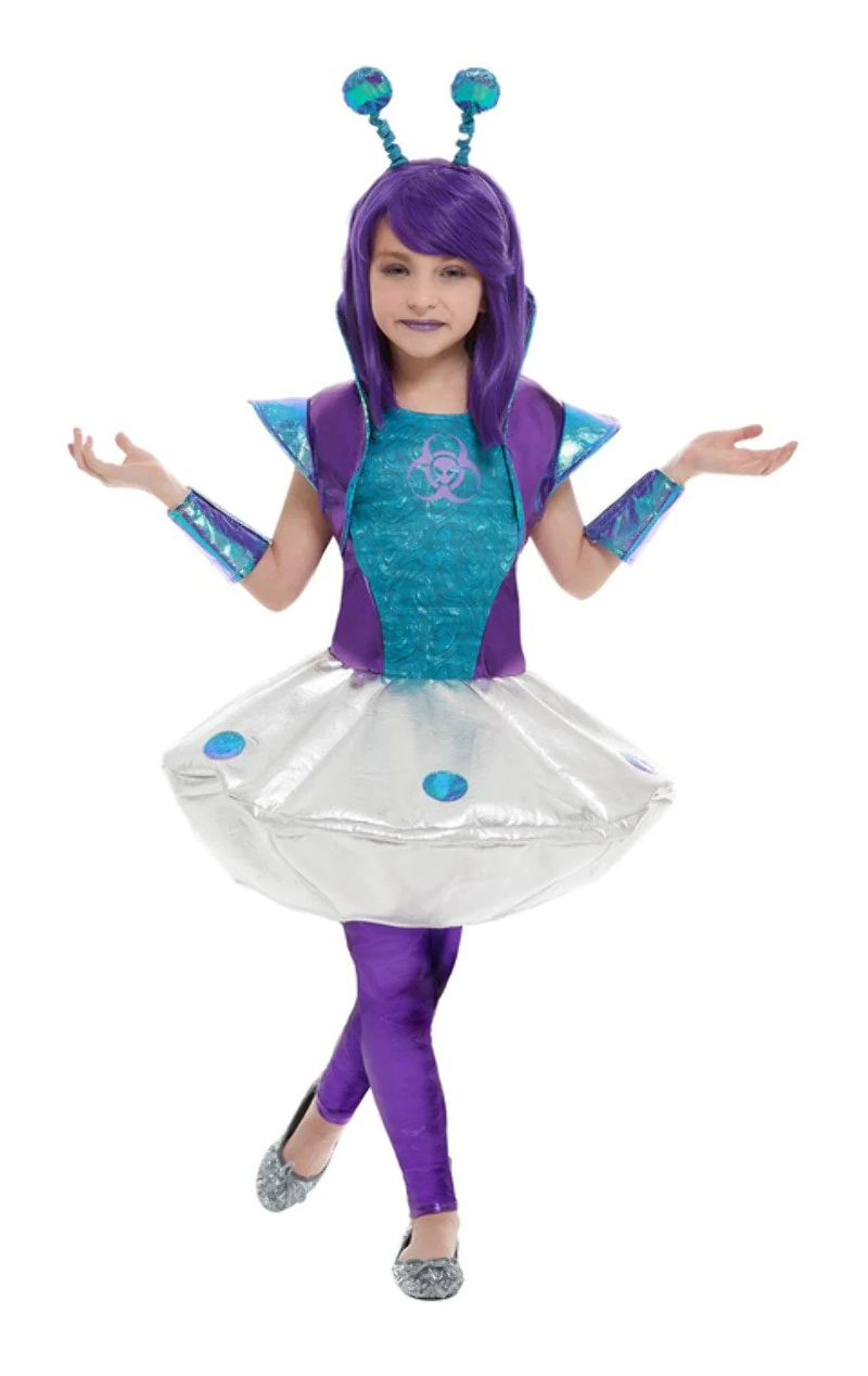 Kids Alien Girl Costume