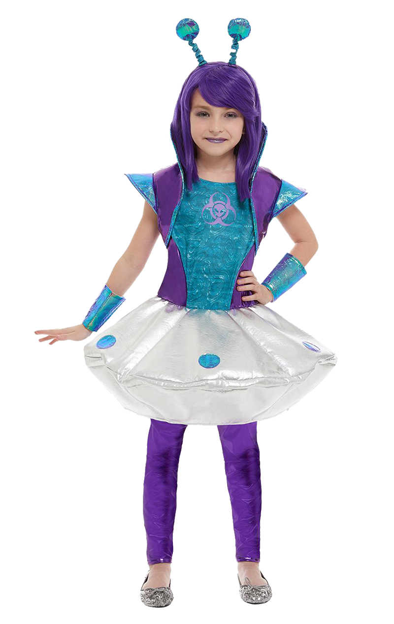 Kids Alien Girl Costume