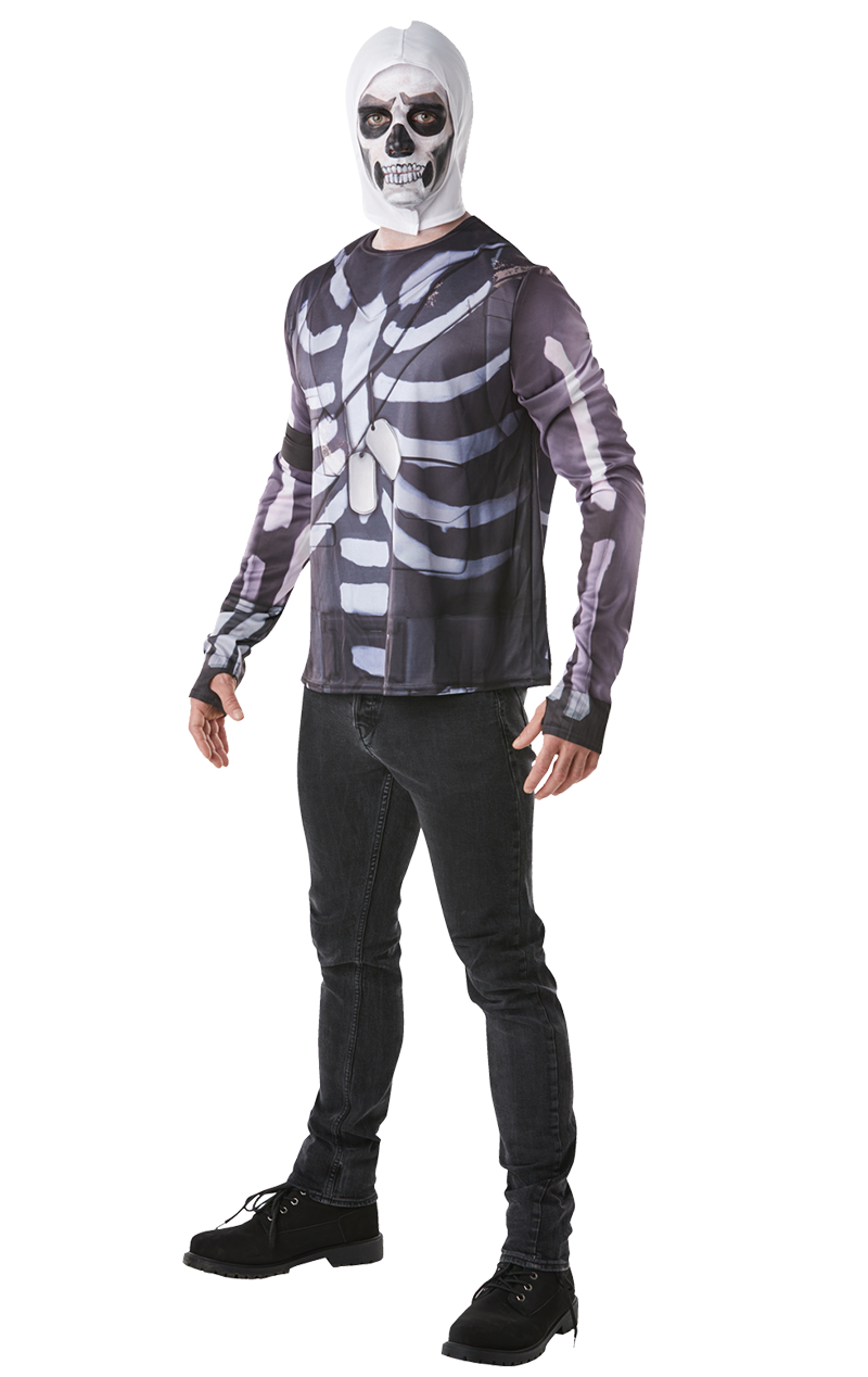 Adult Fortnite Skull Trooper Costume