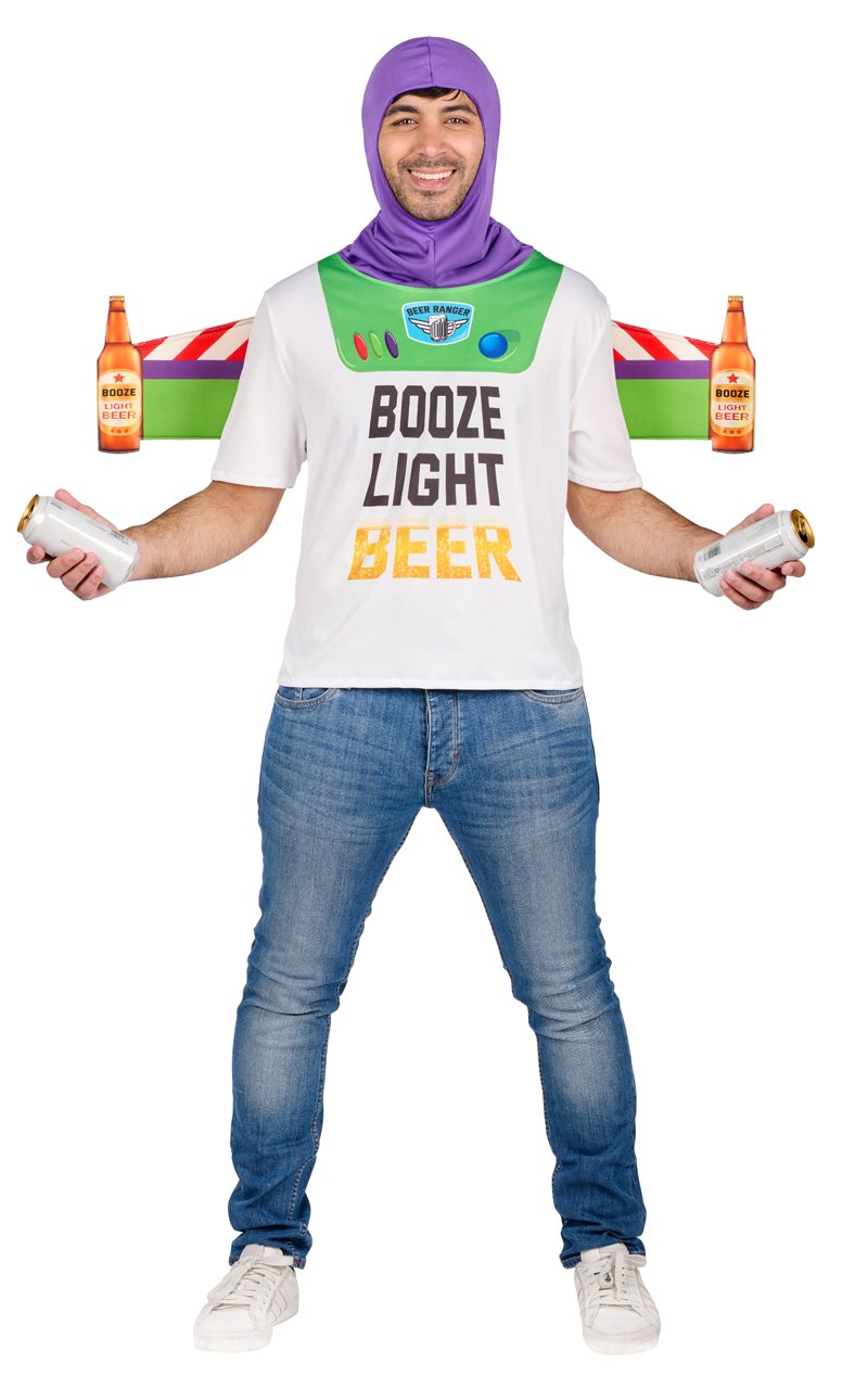 Adult Booze Light Beer Costume - Joke.co.uk