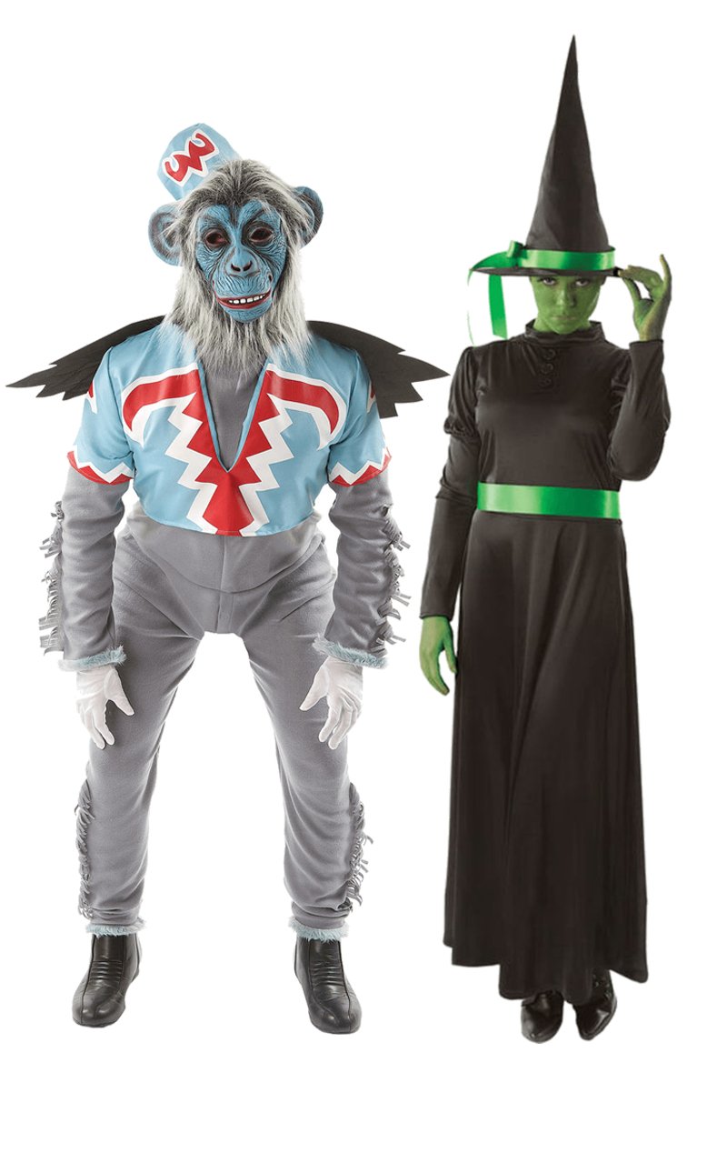 Flying Monkey & Wicked Witch Couples Costume - Joke.co.uk