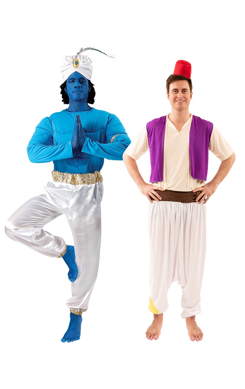 Genie & Aladdin Couples Costume - Joke.co.uk