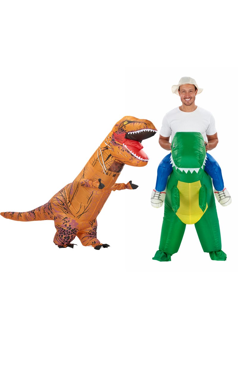 Inflatable Dinosaurs Couples Costume - Joke.co.uk