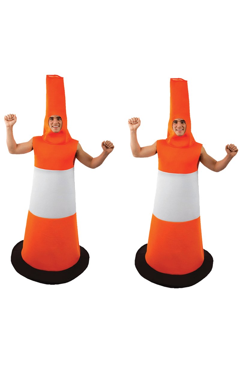 Traffic Cones Couples Costume - Joke.co.uk