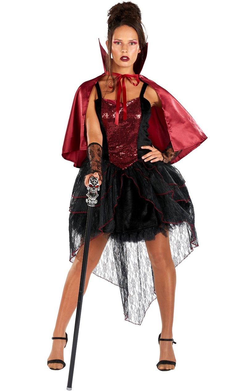 Womens Sexy Vampire Costume - Joke.co.uk