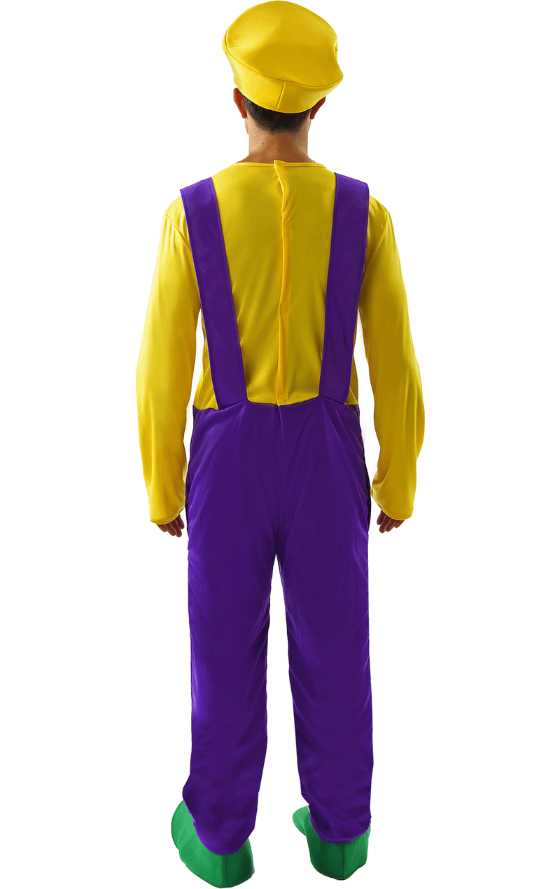 Mens Wario Super Mario Costume