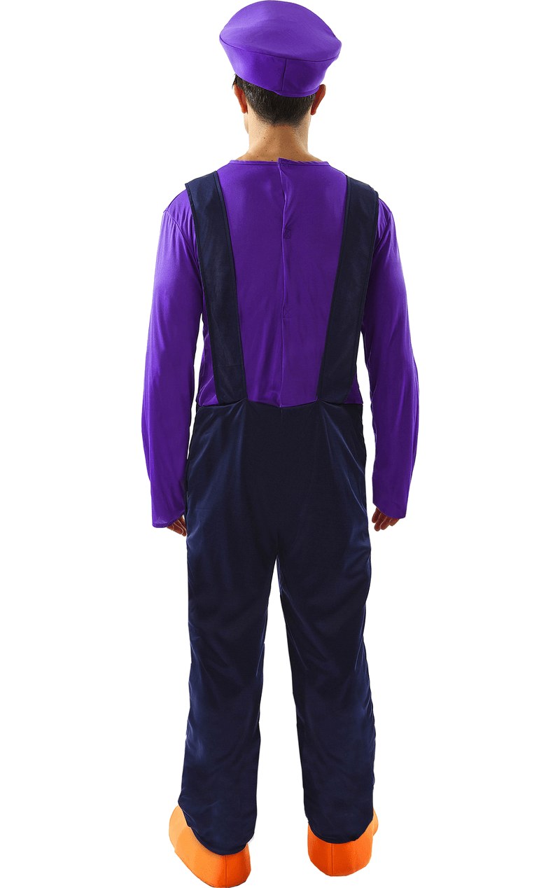 Adult Waluigi Super Mario Costume