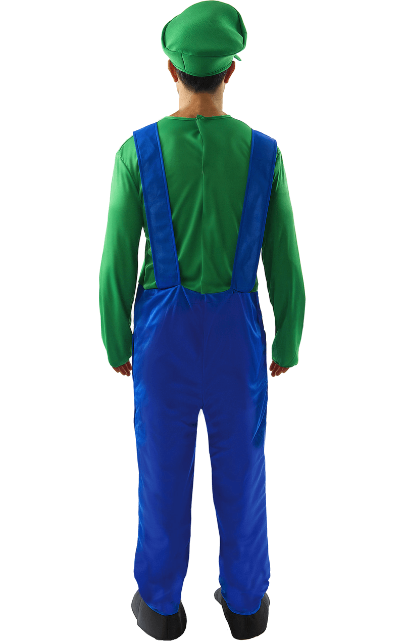 Mens Luigi Super Mario Costume