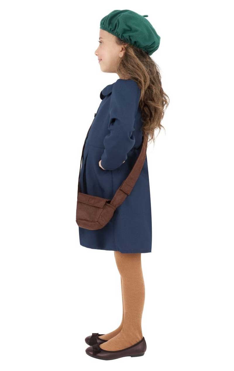 Girls World War II Evacuee Costume