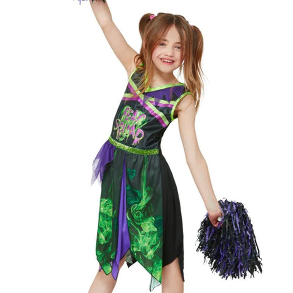 Girls Toxic Cheerleader Halloween Costume